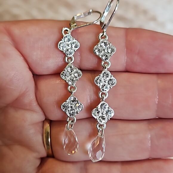 Givenchy Crystal and Silver Necklace and Earrings Set - Picture 7 of 9